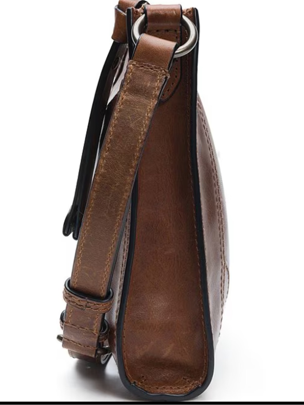 Frye Cognac Brown Leather Crossbody Bag - Picture 2 of 11